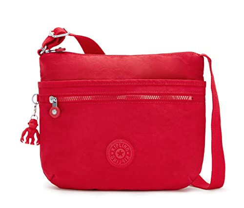 Kipling Women's Arto Designer Handbag in Red Rouge