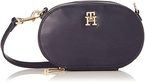 Tommy Hilfiger Women TH Timeless Small Shoulder Bag - Space Blue