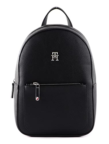 Tommy Hilfiger Women's Black Emblem Backpack - One Size