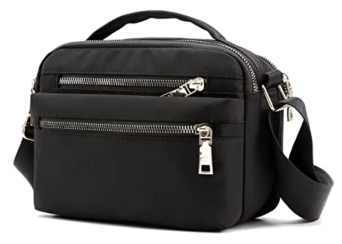 Ecohaso Women Cross Body Bag, Multi Pocket Waterproof Handbag