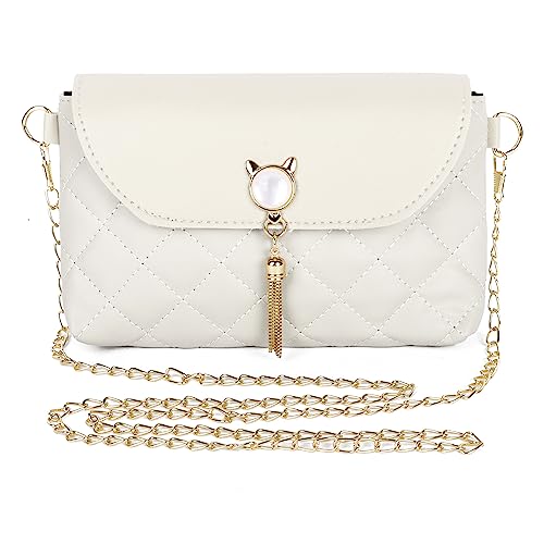 Cute Cat Tassel Crossbody Bag for Girls