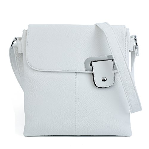 London Womens Medium Crossbody Shoulder Bag with Pockets