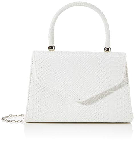 SwankySwans Women's White Satchel Clutch Bag