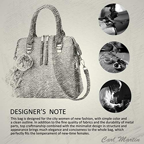 NICOLE&DORIS Red Leather Designer Shoulder Tote Bag