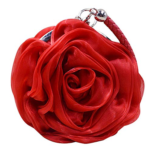 Millya Women's Rose Flowers Evening Clutch Handbag