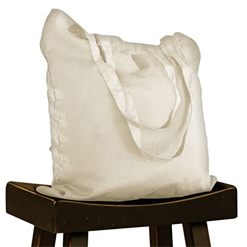 Plain Natural Medium Cotton Tote Bags for Decoration