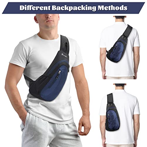Januts Sling Shoulder Backpack - Lightweight, Waterproof, Anti-Theft