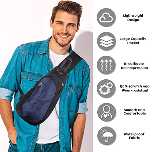 Januts Sling Shoulder Backpack - Lightweight, Waterproof, Anti-Theft