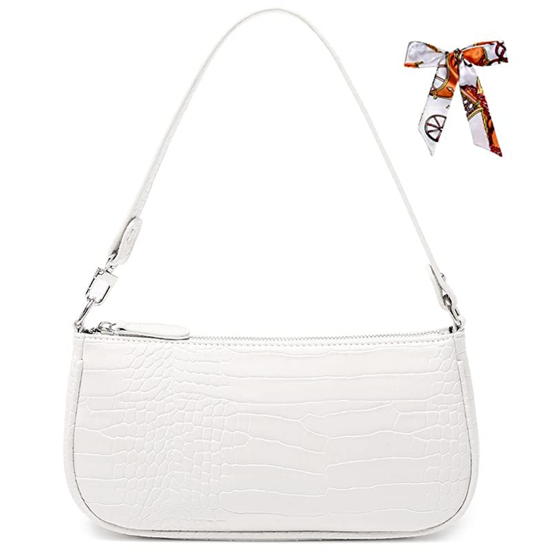 Aucuu Retro Crocodile Print Mini Shoulder Handbag