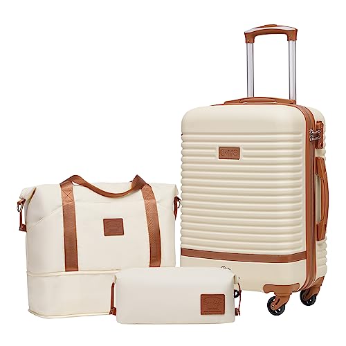 Stylish 3-Piece Designer Luggage Set with TSA Lock