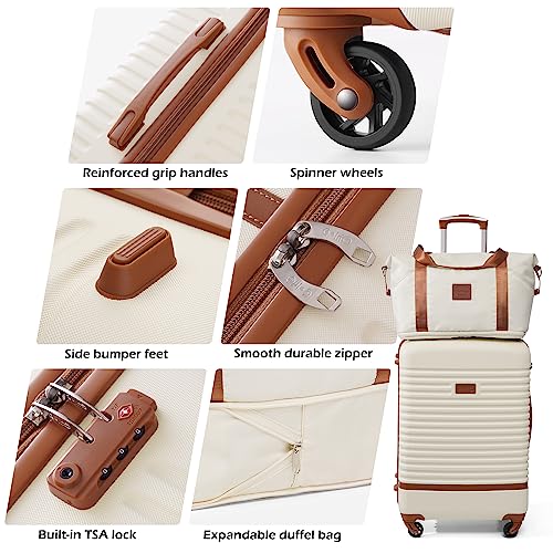 Stylish 3-Piece Designer Luggage Set with TSA Lock