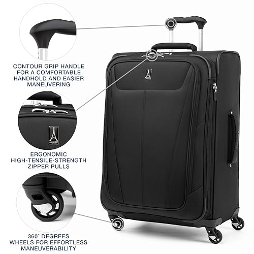 Maxlite 5 Softside Designer Handbag - Black