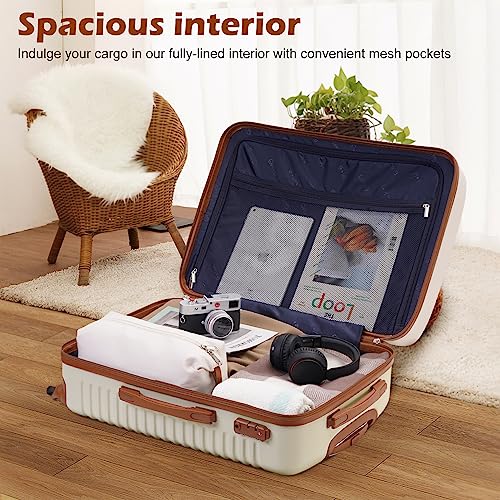 Stylish 3-Piece Designer Luggage Set with TSA Lock