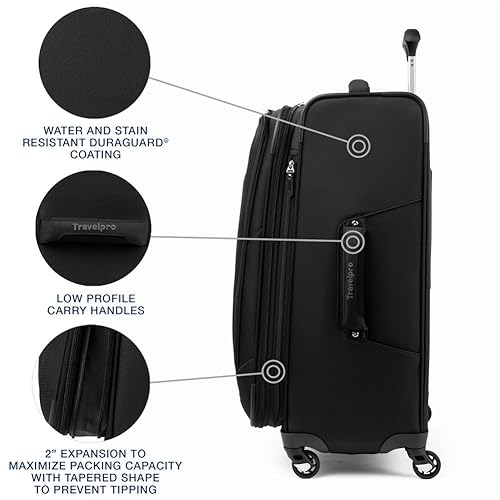 Maxlite 5 Softside Designer Handbag - Black