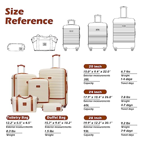 Stylish 3-Piece Designer Luggage Set with TSA Lock