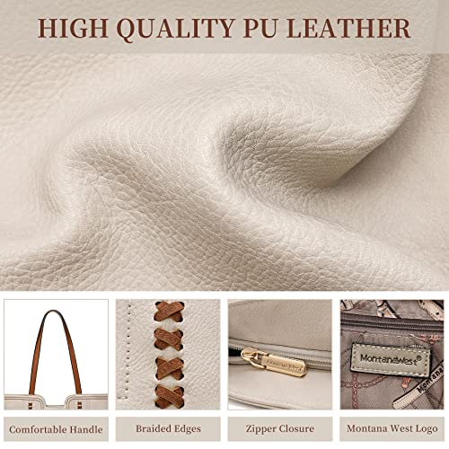 Montana West Oversized Designer Tote Handbag with Top Handle