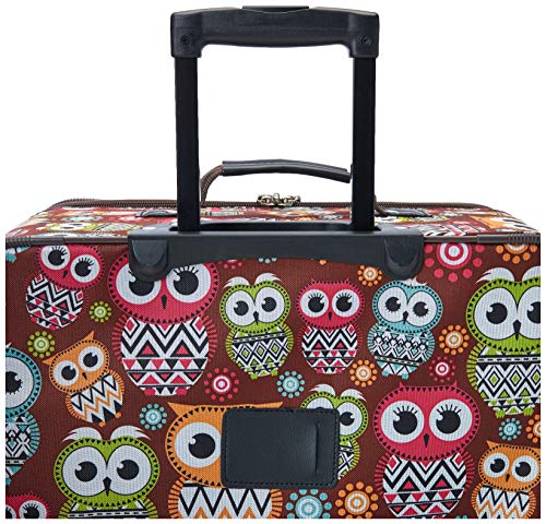 Rockland Vara Owl Print 3-Piece Luggage Set