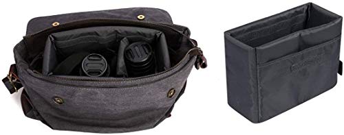 S-ZONE Camera Insert Bag for Sony Canon Nikon