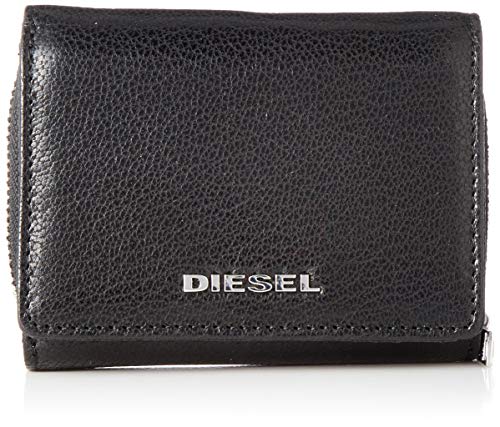 Diesel Men's Black Leather Wallet - THESTARTER SPEJAP