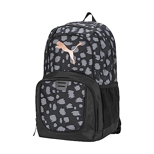 Rose Gold Cheetah Designer Backpack, PUMA Evercat Collection