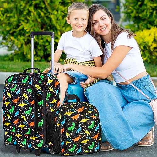 2PCS Cute Dinosaur Suitcase Set for Kids