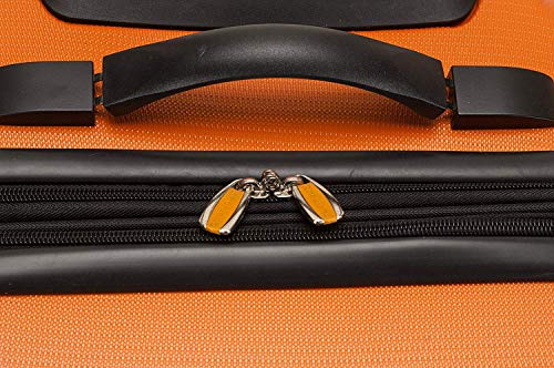 Rockland Melbourne 51 cm Orange ABS Handbag Set
