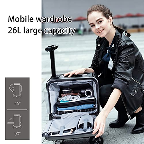 JuZi Smart Suitcase with Built-in TSA Lock & USB Charger
