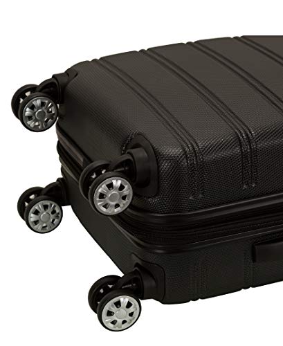 Rockland Luggage Melbourne 20 Inch Black Carry On