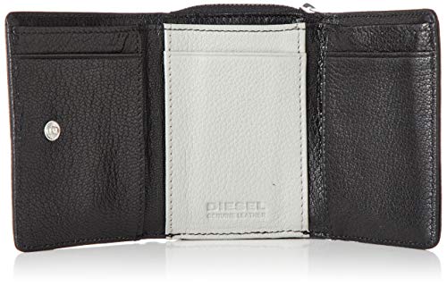 Diesel Men's Black Leather Wallet - THESTARTER SPEJAP