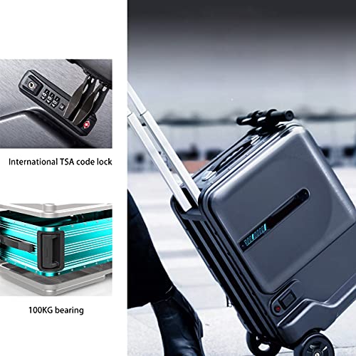 JuZi Smart Suitcase with Built-in TSA Lock & USB Charger