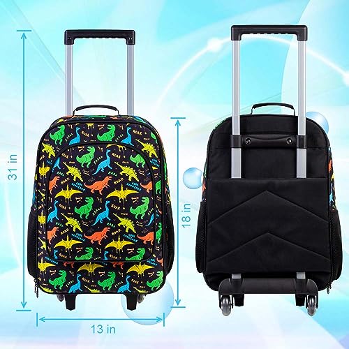 2PCS Cute Dinosaur Suitcase Set for Kids