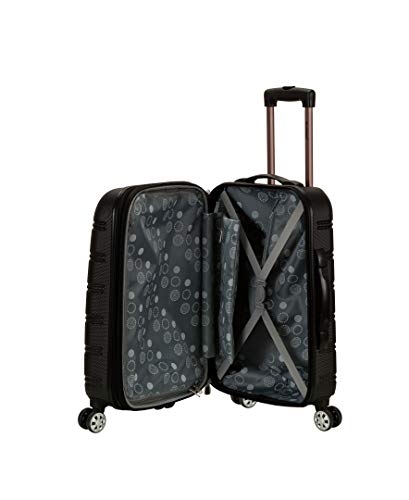 Rockland Luggage Melbourne 20 Inch Black Carry On
