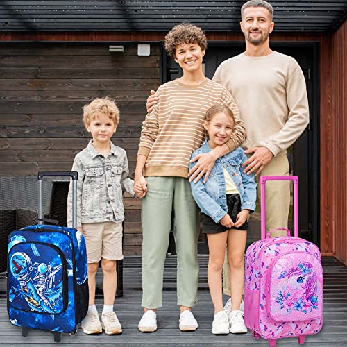 Cute Dinosaur Kids Rolling Suitcase for Travel