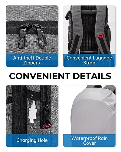 Designer Handbag: BAGSMART Waterproof Camera Backpack with Laptop
