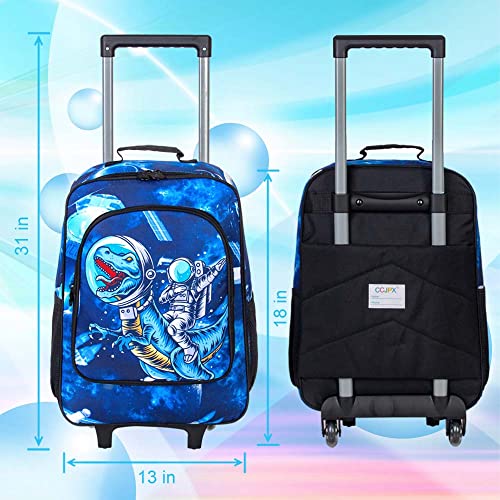Cute Dinosaur Kids Rolling Suitcase for Travel