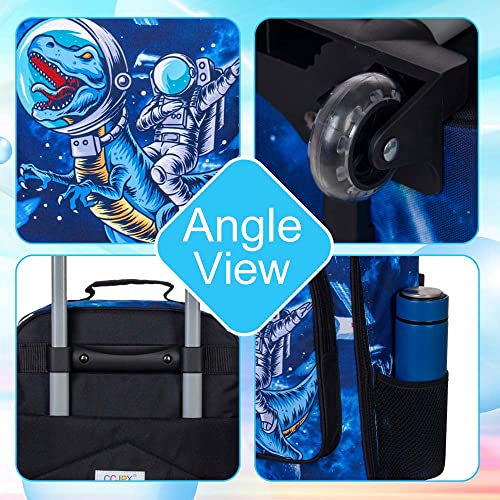 Cute Dinosaur Kids Rolling Suitcase for Travel