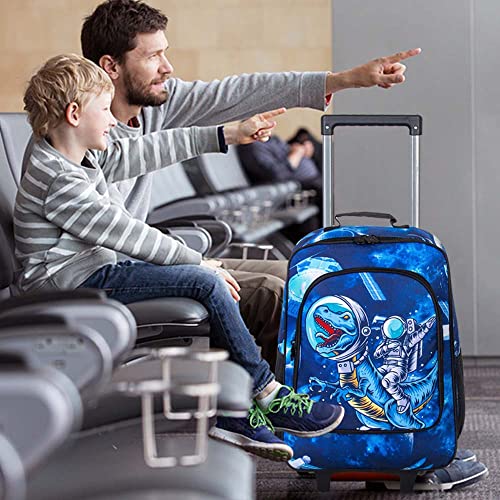 Cute Dinosaur Kids Rolling Suitcase for Travel