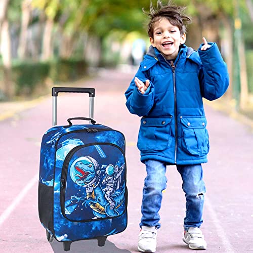 Cute Dinosaur Kids Rolling Suitcase for Travel