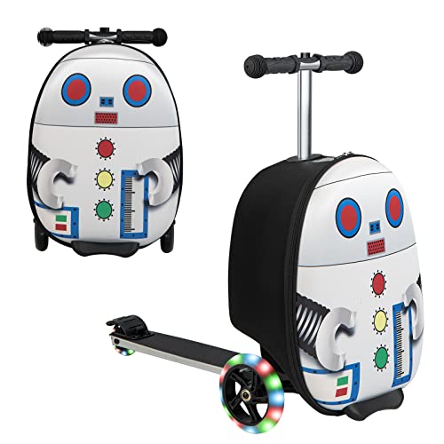 Costzon Kids Folding Ride On Suitcase Scooter