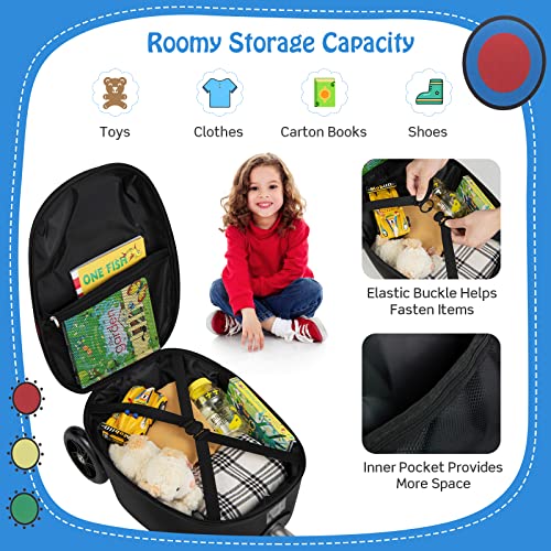 Costzon Kids Folding Ride On Suitcase Scooter