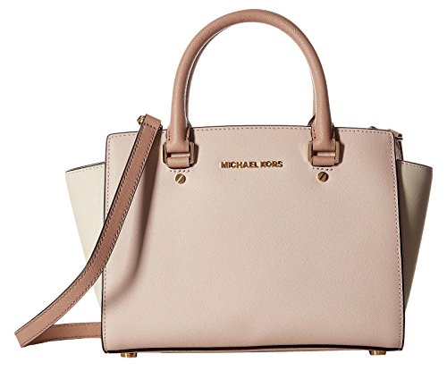 Michael Kors Selma Medium Satchel in Soft Pink