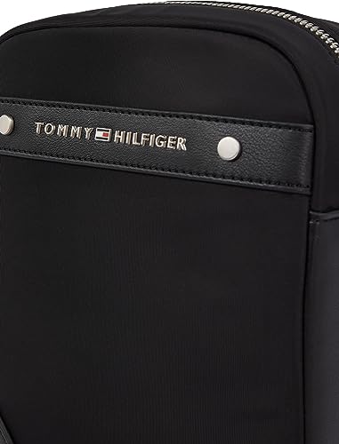 Tommy Hilfiger Black Central Repreve Mini Reporter