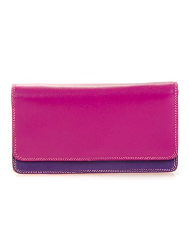 MYWALIT Leather Sangria Women's Medium Matinee Wallet