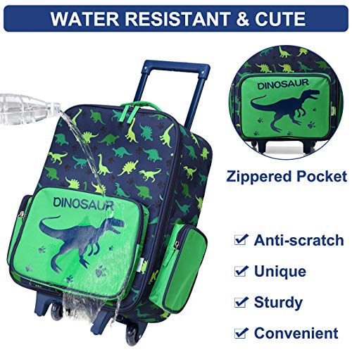 Cute Dinosaur Carry-On Suitcase for Kids