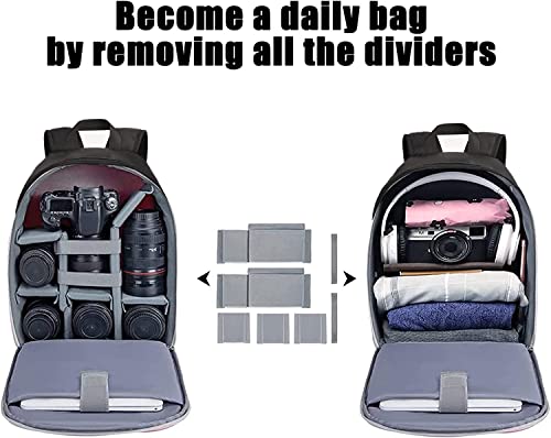Designer DSLR Camera Backpack for Sony Canon Nikon