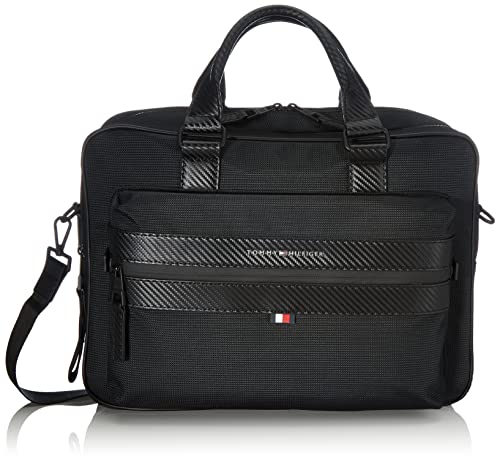 Tommy Hilfiger Men's Black Nylon Duffle Travel Bag
