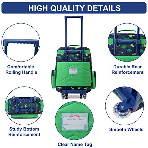 Cute Dinosaur Carry-On Suitcase for Kids