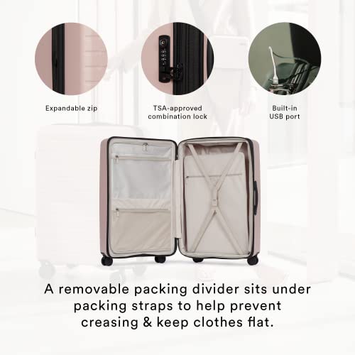 Antler Stamford Suitcases - Set of 3, Putty | Light, Durable & Convenient