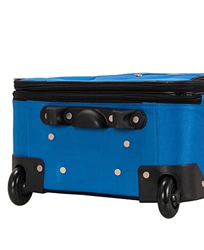 Rockland Blue Softside Designer Handbag Set, 4-Piece