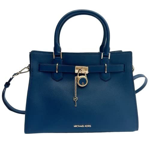 Michael Kors Navy Hamilton Satchel